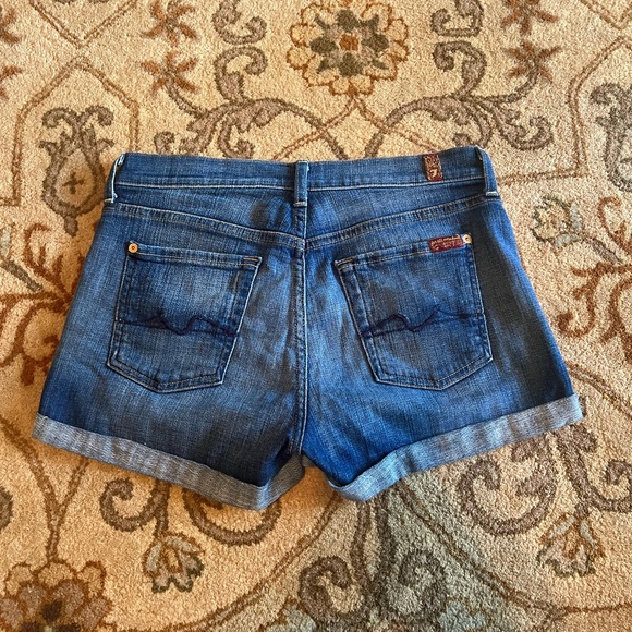 7 for all mankind Jean shorts size 27 - Picture 2 of 2